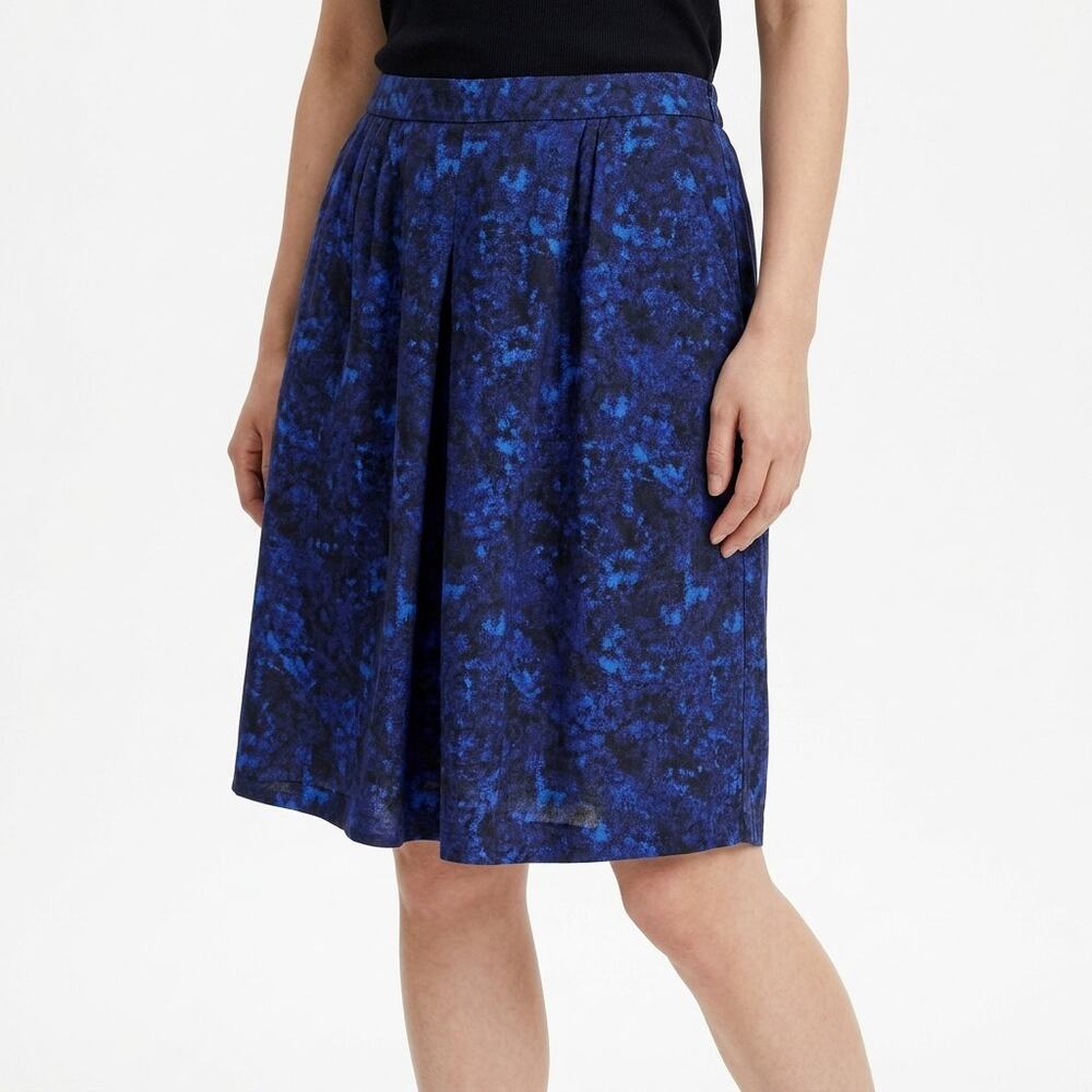 Noa Noa  Blue Knee Length Casual Abstract Skirt Women Size S